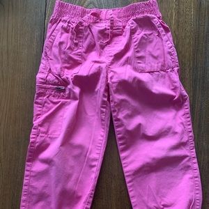 Girls Pink Cargo Pant Jogger Style